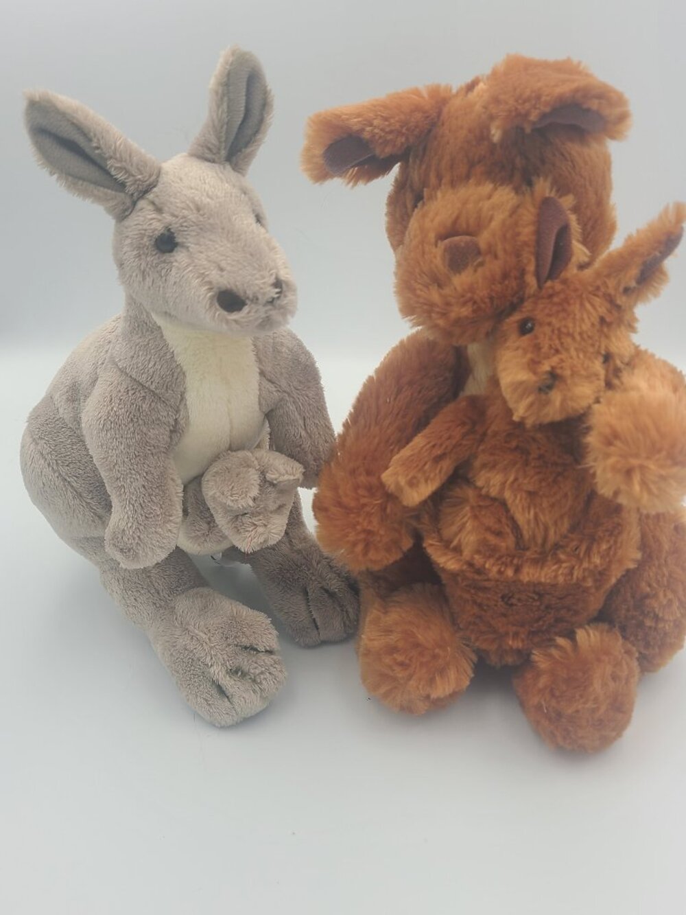 Kangaroo Joey Plush Lot Dinki Di Kohls Cares Mother Baby Stuffed Animal Toy Pair